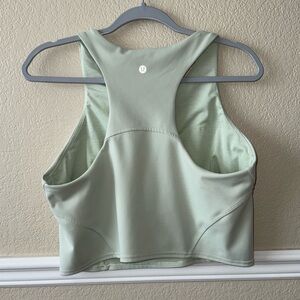 Lululemon Wunder Train Racerback Tank Top Light Green 14